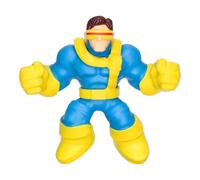 Heroes of Goo Jit Zu Marvel Studios X-Men '97 Cyclops - Figura de acción elástica, con relleno metálico reoscópico X-Gene, cíclope elástico hasta 3 veces su tamaño