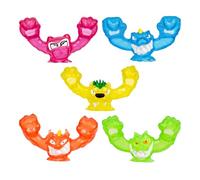 Heroes of Goo JIT Zu Meteor Madness Goo-Slingers, estira y Lanza Tus Figuras en la Batalla por una acción rápida de Combate, Lote de 5 Goo-Slingers, Hyper Blast Goo-Slingers