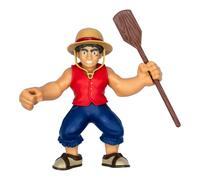 Heroes of Goo JIT Zu One Piece Luffy - Figura de acción Coleccionable elástica de 7 Pulgadas, con Accesorios