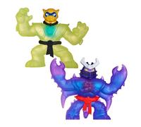 Heroes of Goo Jit Zu Shifters Liquid Gold Pantaro VS Shadow Orb Scorpius Versus Pack, Dos Juguetes elásticos y esponjosos Rellenos de goo con una transformación única, Multicolor