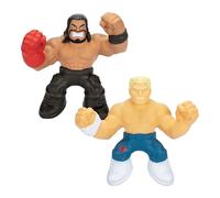 Heroes of Goo JIT Zu WWE Elastic Superstars - Paquete de 2 Figuras con Roman Reigns y Cody Rhodes, Ambos con Relleno único de Gel Superstar, estirarlos hasta 3 Veces su tamaño