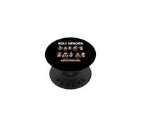 Héroes Santos Legado de Fe Día Santo Día de Todos los Santos Noviembre PopSockets PopGrip Adhesivo