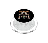 Héroes Santos Legado de Fe Día Santo Día de Todos los Santos PopSockets PopGrip para MagSafe