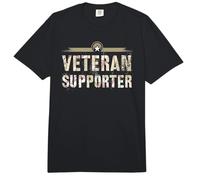 Heroes Veteran Supporter Orgulloso Soldado Oficial Militar Papá Comfort Colors Adult Heavyweight T-Shirt