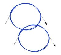 HEROFFIX 2 Pcs Cable De Control De Aceleración Y Cambio para Bote De 12 Pies Cable Remoto para Motor Fuera De Borda para Yamaha Reemplazo Azul