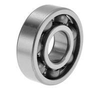 HEROFFIX 63/22 Rodamientos De Bolas De Ranura Profunda 0.87" ID 2.20" OD 0.63" W Tipo Abierto P4 Rodamientos Lubricados 1 Pc Coche Scooter Skateboard Rueda Universal Ton Plata