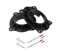 HEROFFIX Anillo Espaciador Altavoz para Toyota Tacoma 2005-2019 2Pcs | ABS, Negro, 6X9, 56Mm, Reduce Resonancia, Para Toyota Land Cruiser, Tundra, Prius, Venza, Para Lexus CT, GX, LS, RX