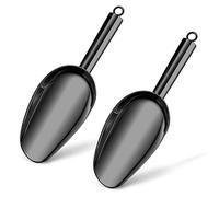 Herogo Ice Scoop Set of 2 (21 x 9 cm), color negro