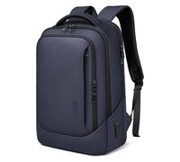 HEROIC KNIGHT Mochila para Hombre Portátil 15,6’’ con Puerto USB-C y USB-A, Gran Capacidad 24-28L, Resistente al Agua, Antirrobo, Ligera y Ergonómica para Trabajo, Viaje y Universidad - Azul