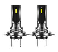 Herold 2 Uds Coche H7 Bombillas LED Delantero 6000K 80W CSP Chip 6SMD Motocicleta Antiniebla 1860 16000LM Luz de