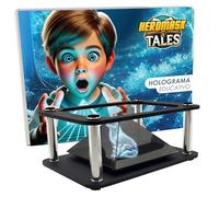 Heromask Tales - Cuentacuentos 3D en Pirámide Holográfica [4-10 años] | Regalo Educativo Que Enseña Valores a Niños