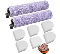 Herosky Kit de cepillo y filtro para aspiradora Shark WD101 HydroVac XL 3 en 1, apto para aspiradora Shark AW201 WD201 WD100 WD200 HydroVac, comparar parte WDFF1 WDB1