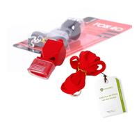 HeroSports Fox 40 Silbato de árbitro, silbato de señal, silbato de entrenador, silbato de seguridad con cinta, silbato deportivo sin bola, silbato de rescate, silbato de rescate, silbato de trino