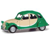 Herpa 02087-007 Citron 2CV Charleston Verde/Beige HO 1:87 Nuevo