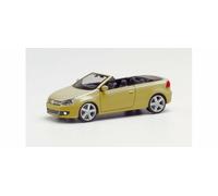 Herpa 034869-002 - 1/87 VW Golf Cabrio, Sweet Data Gold Metallic - Nuevo