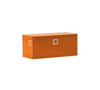 herpa Accesorio 2X contenedores de Obra, Naranja Municipal, a Escala 1:87, Modelo en Miniatura, plástico