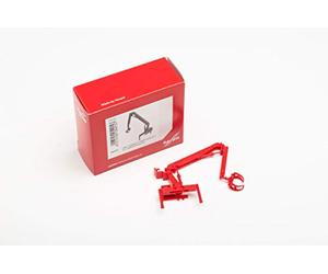 herpa 054157 - Grúa de Carga X-Hiab 232 E-3 para Transporte de leña Larga, Color Rojo en Miniatura, para Manualidades y como Regalo