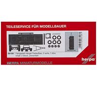 herpa 081061 - Chasis de Remolque para carrocería Fija de 2 Ejes 7,45 m, Contenido 2 Piezas