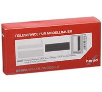 herpa 082327-Lona de Plataforma con Placa Base 7.45 m Contenido 2 Piezas, Small (082327)