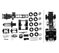 Herpa 083492 - Chasis de Tractor Tracción Integral de 3 Ejes Scania, Contenido 2 Piezas