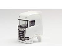 herpa 085212 Scania CS - Cabina con deflectores de Viento Cortos, Color Blanco