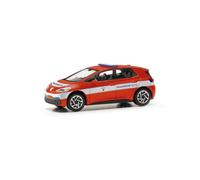 herpa Coche en Miniatura VW ID.3 Feuerwehr Nürnberg (Bomberos Núremberg), Escala 1:87, Pieza de colección, Modelo de plástico