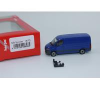 Herpa 096485MB sprinter `18 Caja Cubierta Plana Azul Ultramarino 1:87 H0 Nuevo