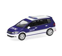 Herpa Miniatura del Coche VW Touran THW Fürth, Escala 1/87, maqueta de colección, modelismo, Modelo alemán, Figura plástico