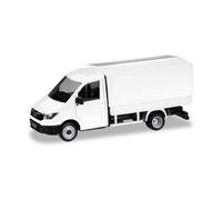 Herpa 13451 Minikit Man TGE - Cabina Individual con Plataforma y Lona, Color Blanco