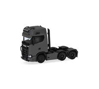 Herpa 314053-005 - 1/87 Scania CS 20 HD Tractora 3 Ejes (6x4), Gris - Nuevo