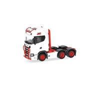 Herpa 314053-006 - 1:87 Scania CS 20 HD Camión 3 Ejes (6x4), Blanco/Rojo - Nuevo