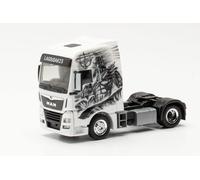 Herpa 314480 MAN TGX XXL Tractor Blanco Lagoudakis Poseidone H0 1:87
