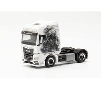 Herpa 315715 MAN TGX GX Camión Tractora 1:87 Blanco 2020