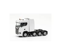 Herpa 315753-003 - 1/87 Scania CS 20 ND CAMIÓN De Carga 4 Ejes, Blanco - Nuevo