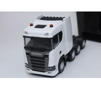 Herpa 315753 Scania CS 20 ND 4 Ejes Camión De Carga Blanco NUEVO 1:87 H0