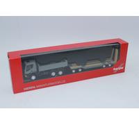 Herpa 317184 Iveco Trakker 6x6 Carro de Volquete Con TU4-Anhänger Gris 1:87 H0