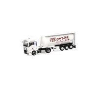 herpa Camión Man TGX GM semirremolque silo Silo Melmer/Teddybär 1.4" (Austria/Imst), Escala 1:87, Pieza de colección, plástico