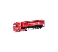 Herpa Camión en Miniatura Scania CS 20 HD semirremolque silo aspirante Sievert Logistik, Miniatura a Escala 1:87, Pieza de colección, Made in Germany, plástico