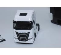 Herpa Camión en Miniatura Iveco S-Way Facelift (MY24) tractora 2 Ejes, Blanco, Miniatura a Escala 1:87, Pieza de colección, Made in Germany, plástico