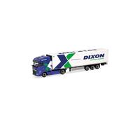 herpa Camión en Miniatura DAF XG semirremolque frigorífico Dixon, a Escala 1:87, Pieza de colección, Fabricado en Alemania, plástico
