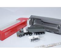 Herpa 319713 Scania Hauber Camión Volquete Gris 1:87 Nuevo H0 + OVP