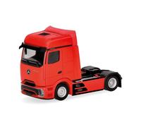 Herpa Miniatura del camión Mercedes-Benz Actros L ProCabin Bigspace Tractor 2 Ejes, Escala 1/87, maqueta de colección, modelismo, Modelo alemán, Figura plástico, Rojo