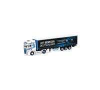 Herpa Miniatura del camión Man TGX GX semirremolque con Lona corredera Spedition Höhner/Wir bewegen Deutschland, Escala 1/87, maqueta de colección, modelismo, Modelo alemán, Figura plástico