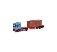 Herpa 320658 1:87 MB eActros ProCabin BigSpace 20 ft Remolque Contenedor Nuevo