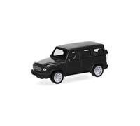 herpa Coche en Miniatura Mercedes-Benz Clase G (W465), Negro, Escala 1:87, Pieza de colección, Modelo de plástico