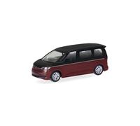 Herpa 430425-002 Auto 1:87 Volkswagen Multivan Deep-Black/Fortanarot Neu