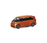herpa Modelo VW ID. Buzz, Naranja energético Metalizado, Miniatura a Escala 1:87, artículo de colección, Made in Germany, Modelo de plástico