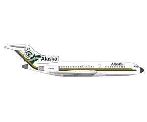 Herpa 537292 - 1/500 Alaska Airlines Boeing 727-100 - Totem Pole Colors - Nuevo