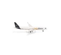 Herpa Miniatura del avión Lufthansa Airbus A321neo Help Alliance, Escala 1/500, Modelo prefabricado, maqueta de colección, modelismo, avión sin Soporte, Figura Metal