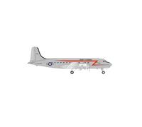herpa Avión en Miniatura U.S. Air Force Douglas C-54 Skymaster “Rosinenbomber”, Escala 1:200, Pieza de colección, Modelo sin Soporte, Metal